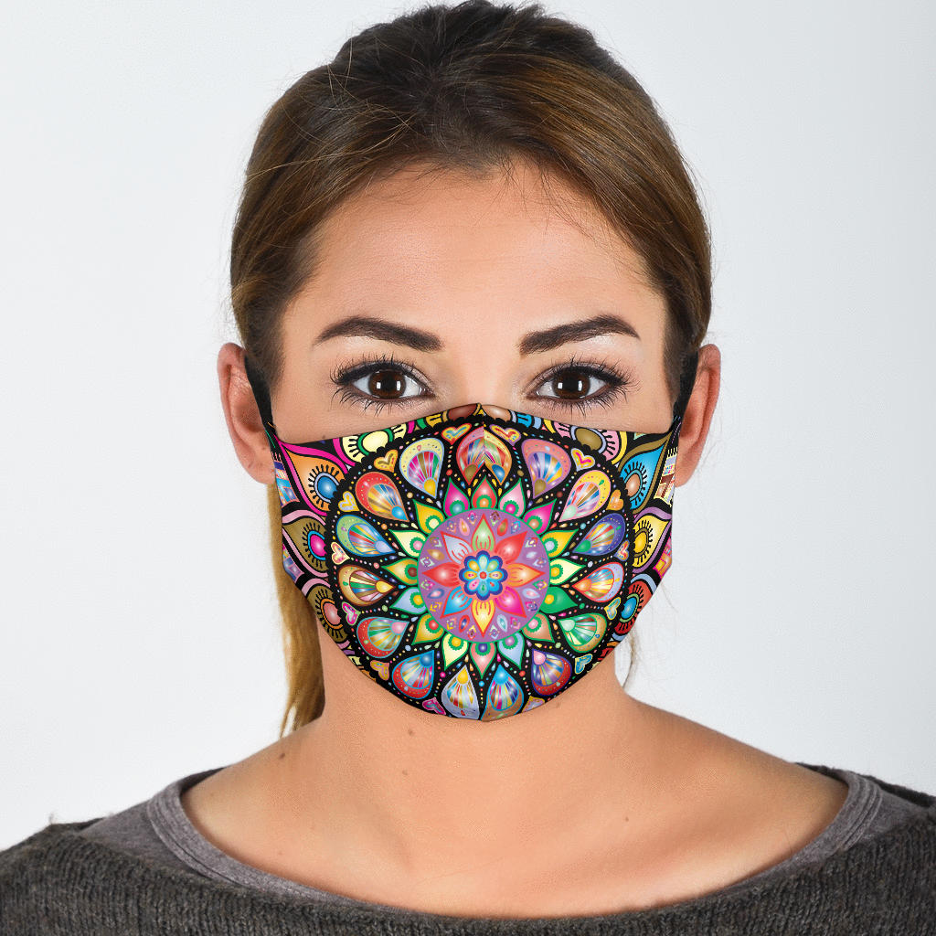Leafy Mandala Face Mask