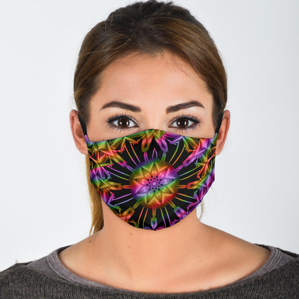 Mandala Rays Face Mask
