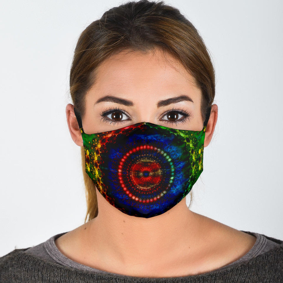 Dark Mandala Face Mask