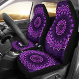 Purple Mandala Car Seat Covers