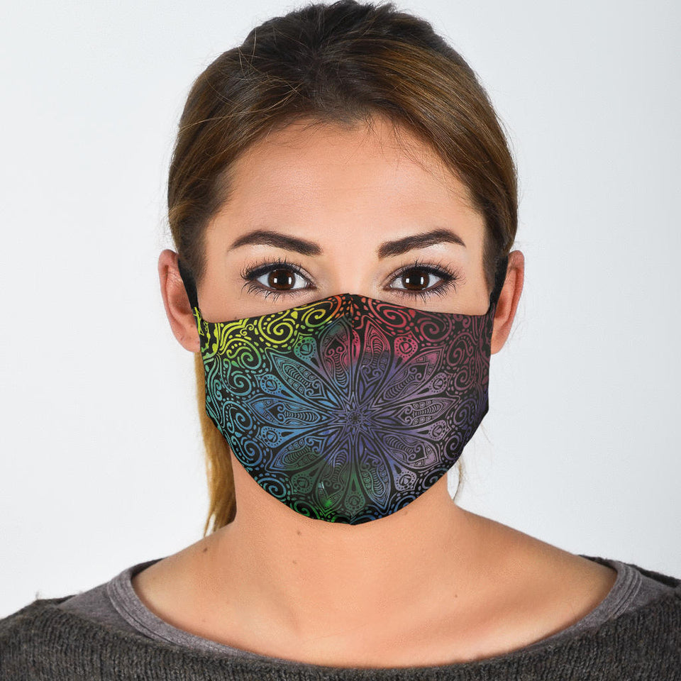 Colorful Mandala Face Mask