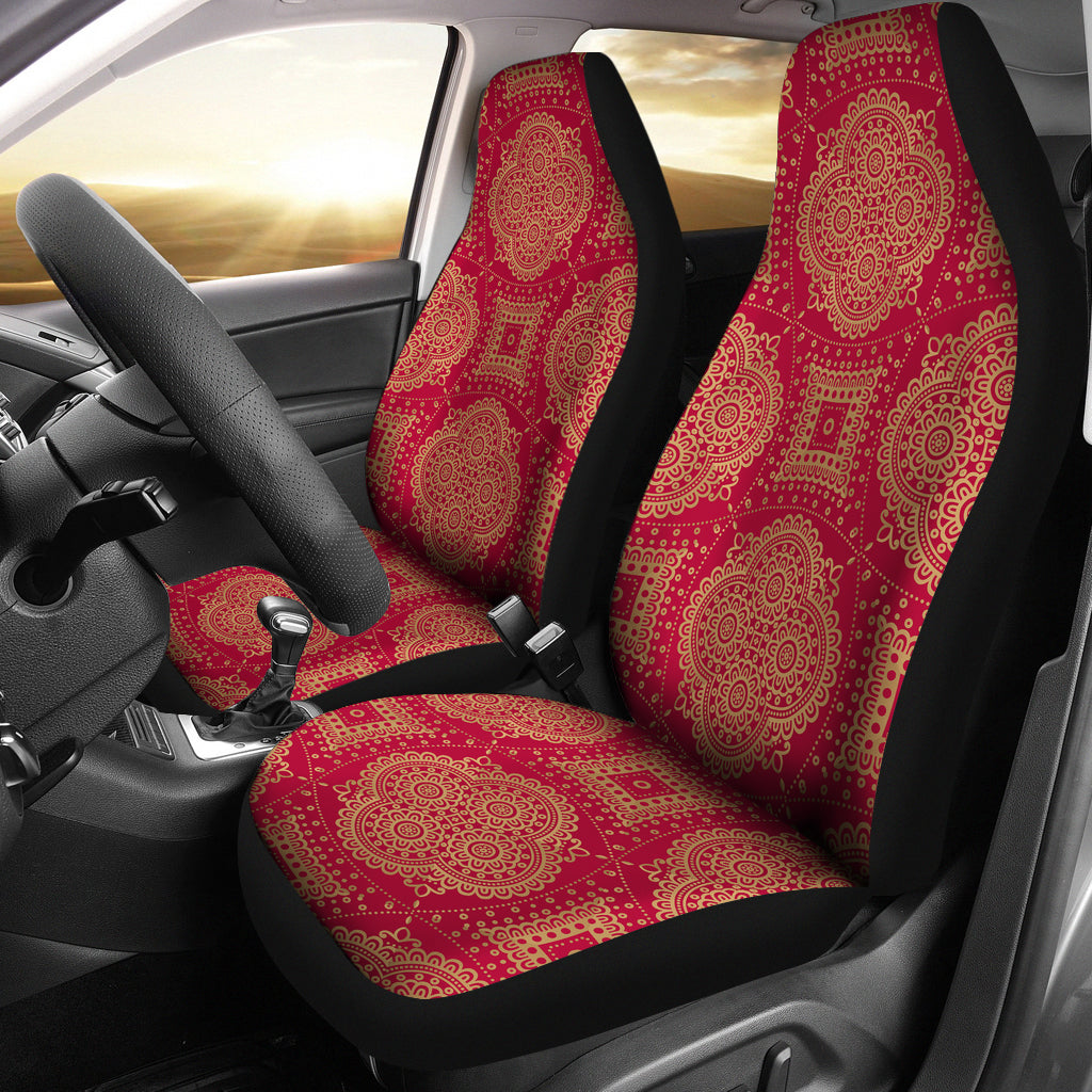 Royal Red Car Seat Covers