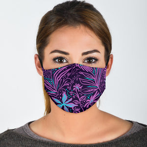 Purple Jungle Face Mask