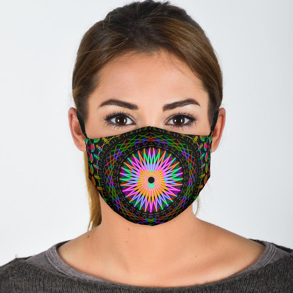 UV Mandala Face Mask