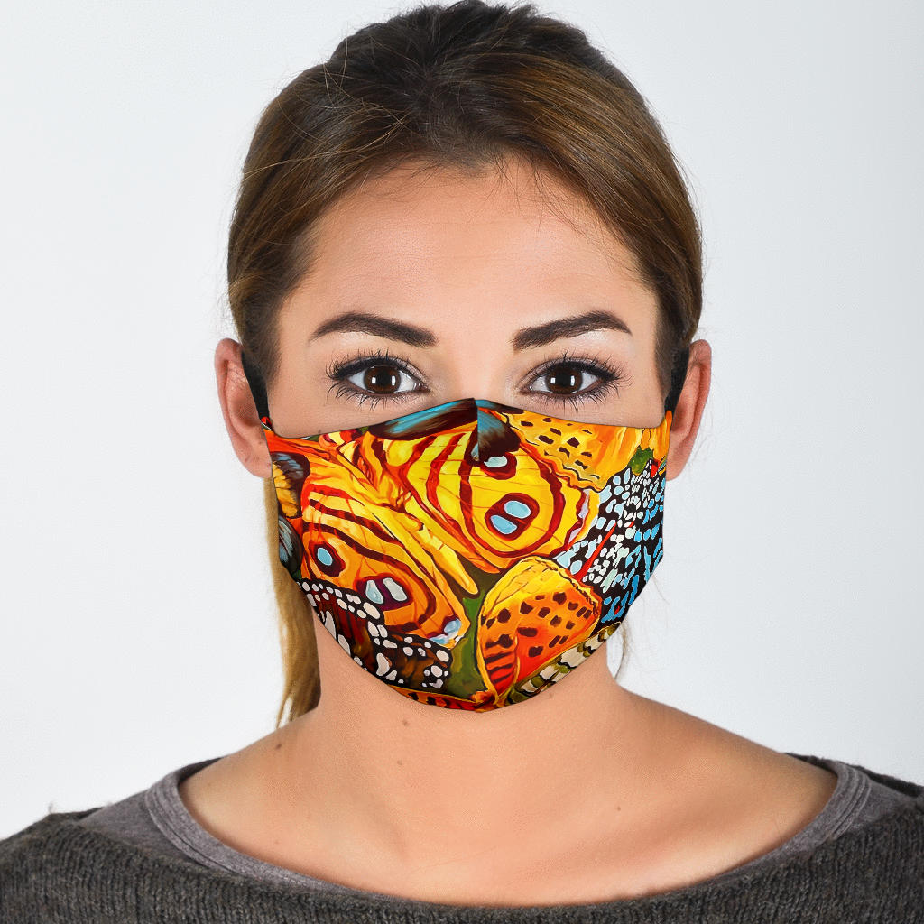 Butterfly Maniac Face Mask