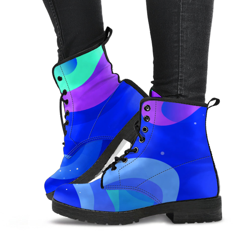 Abstract Colorful Boots