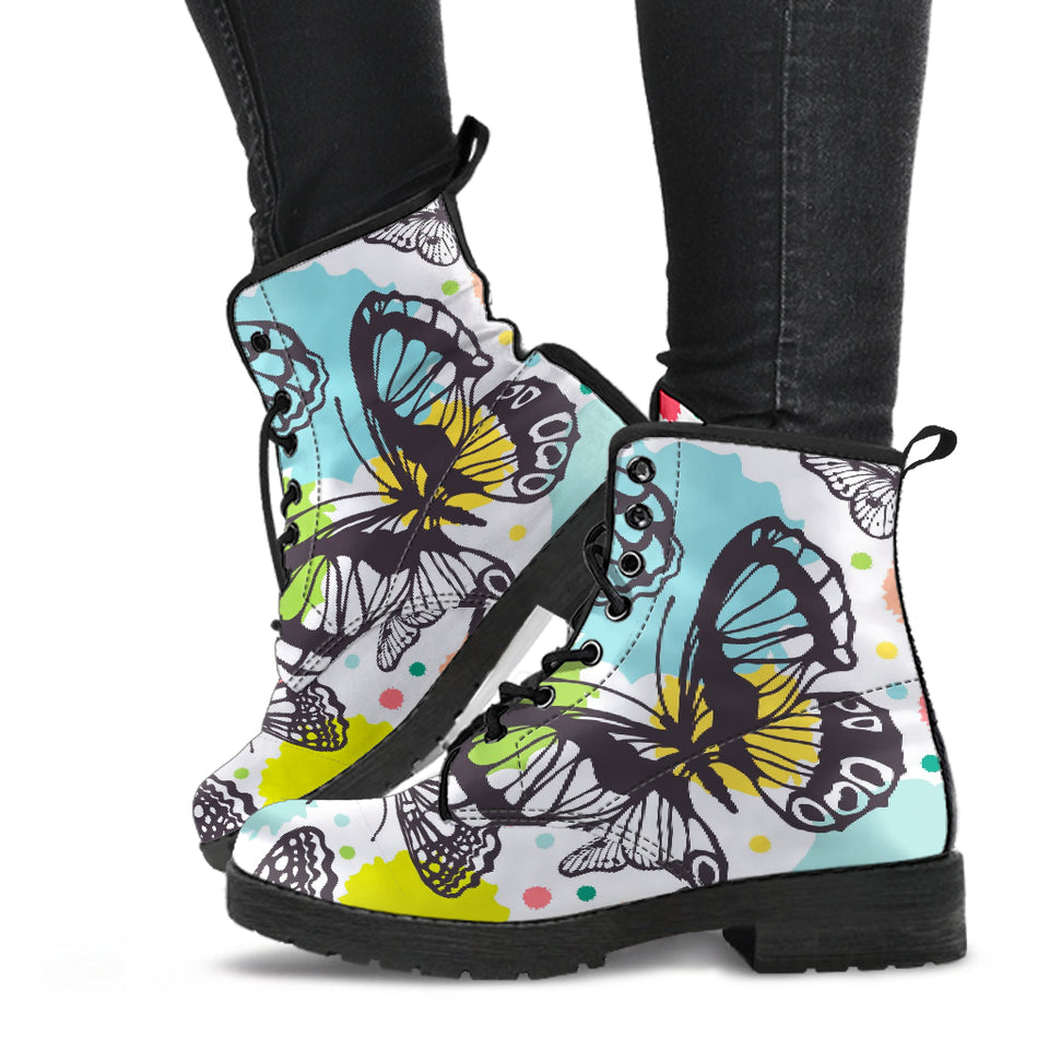 Butterfly Pattern Boots