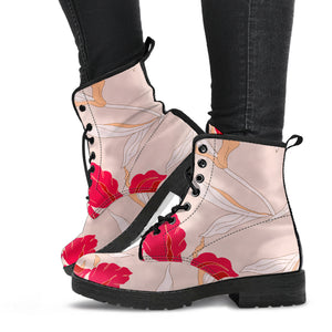 Cherry Floral Boots