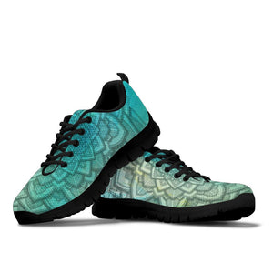 Aqua Mandala Sneakers