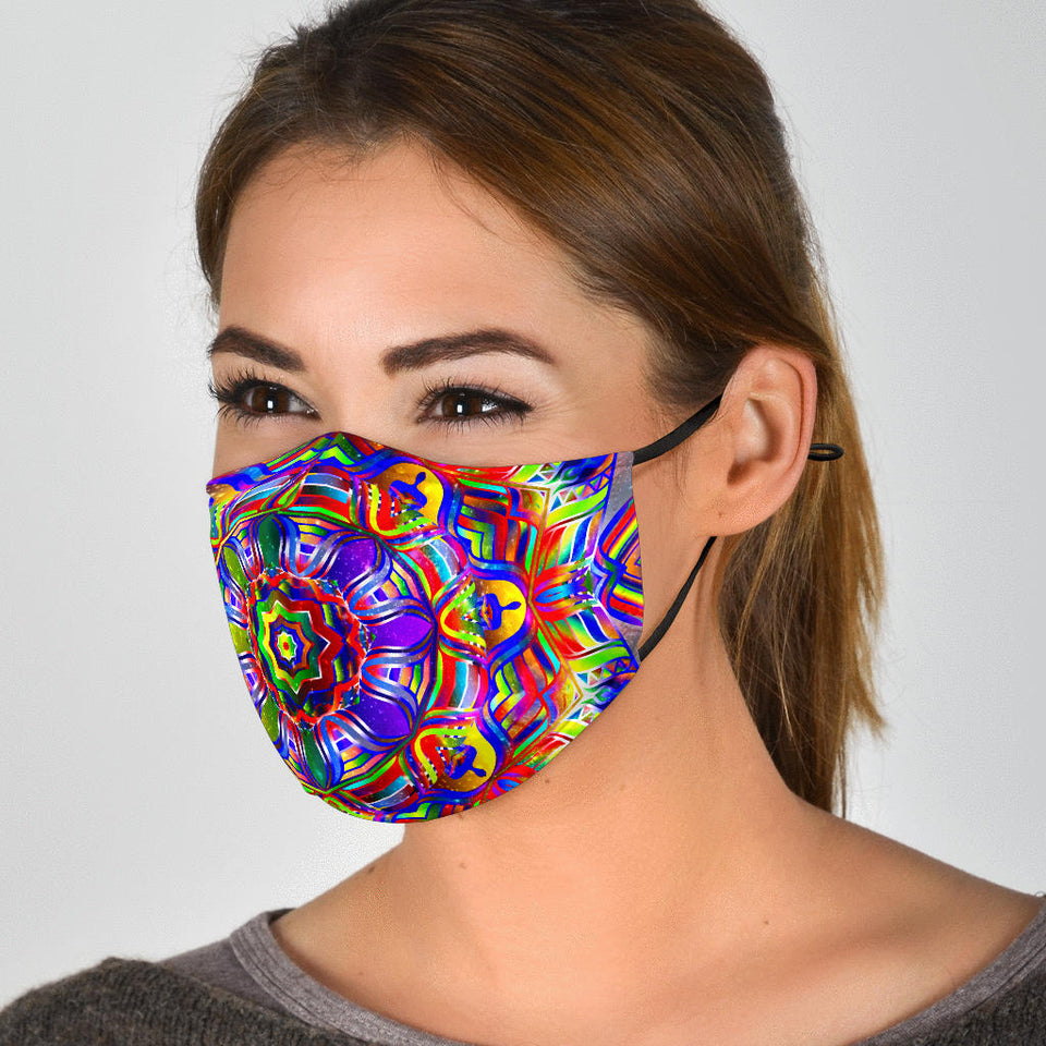 Electro Mandala Face Mask