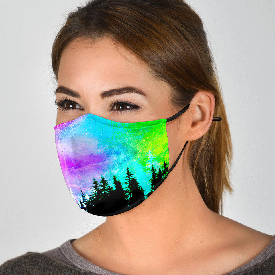Tie Dye Woods Face Mask