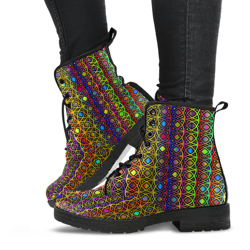 Abstract Pattern Boots