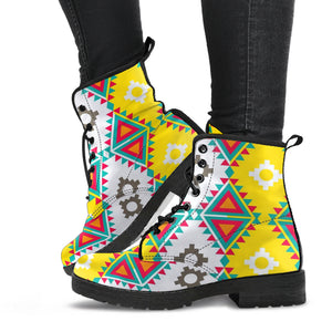 Aztec Background Boots