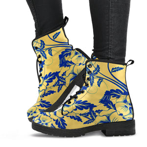Retro Floral Boots