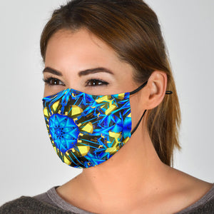 Electro mandala Face Mask