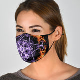 Fire Mandala Face Mask