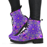 Psychedelic Purple Mandala Boots