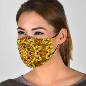 Golden Mandala Face Mask
