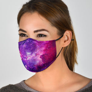 Violet Galaxy Face Mask