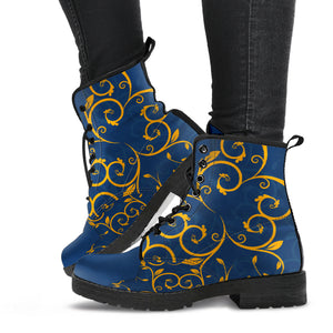 Royal Blue Seamless Boots
