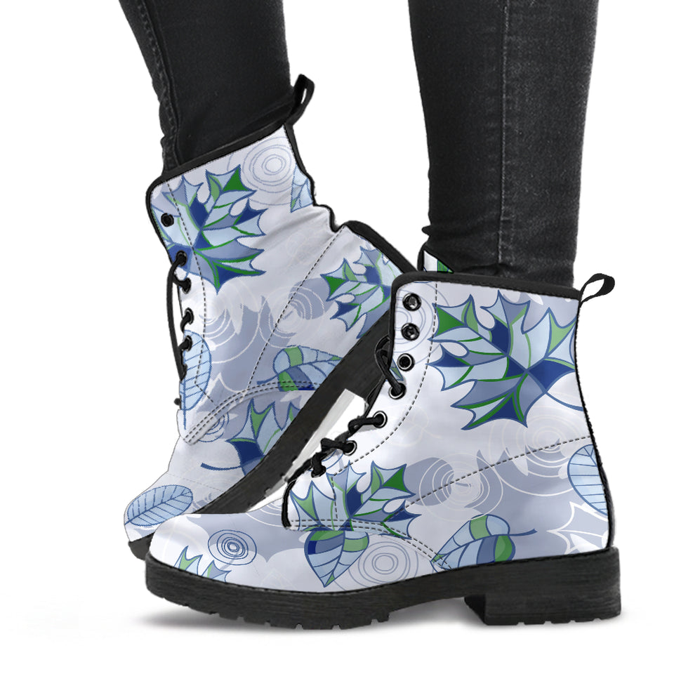 Lavender Floral Boots