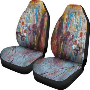 Drizzled Car Seat Covers