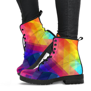 Psychedelic Cubes Boots