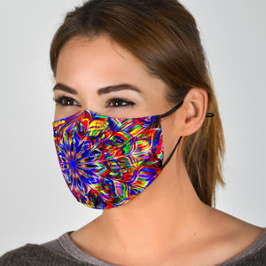 Rainbow 2 Mandala Face Mask