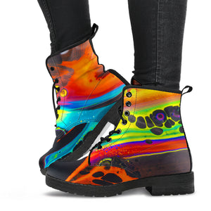 Neon Abstract Boots