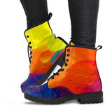 Abstract Rainbow Bubble Boots