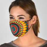 Sunflower Mandala Face Mask