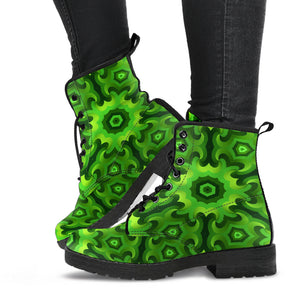 Psychedelic Green Boots