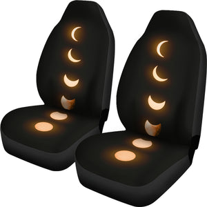 Phases of the Moon Car Seat Covers