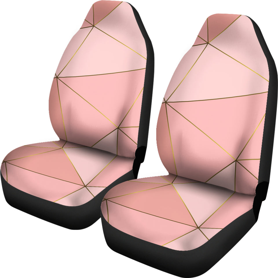 Pink Marble Car Seat Covers
