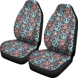 Peace Pattern Car Seat Covers