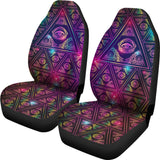Psychedelic Car Seat Covers