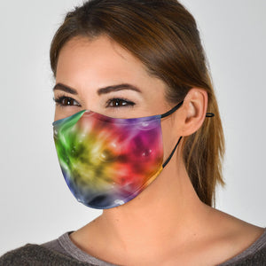 Tie Dye Bubble Face Mask
