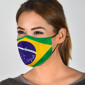 Brazil Flag Face Mask