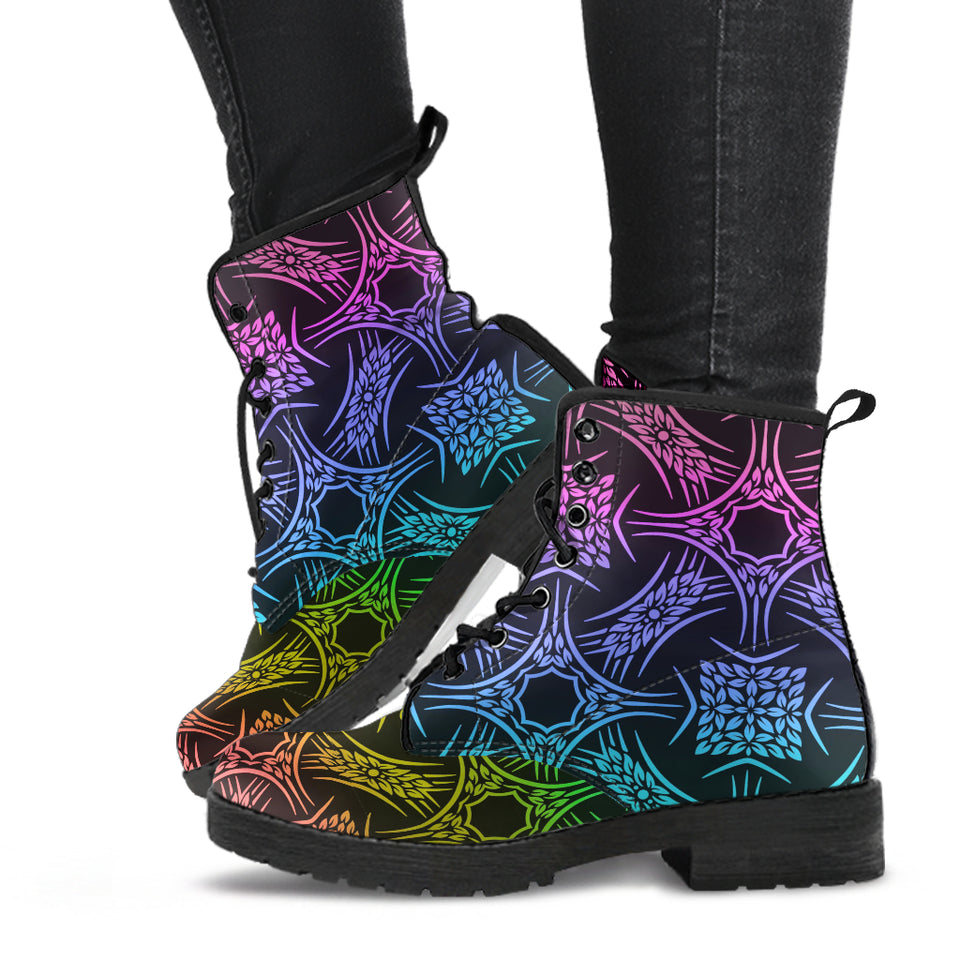 Rainbow Leafy Boots