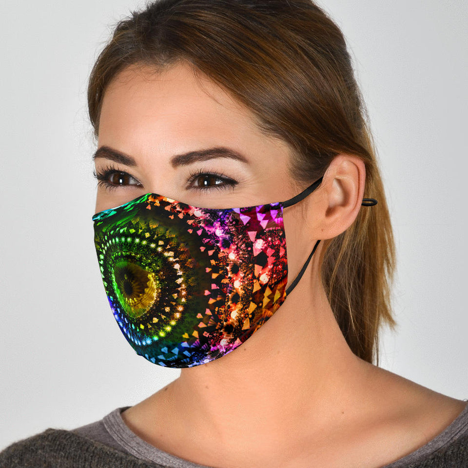 Kaleidoscopic 1 Mandala Face Mask