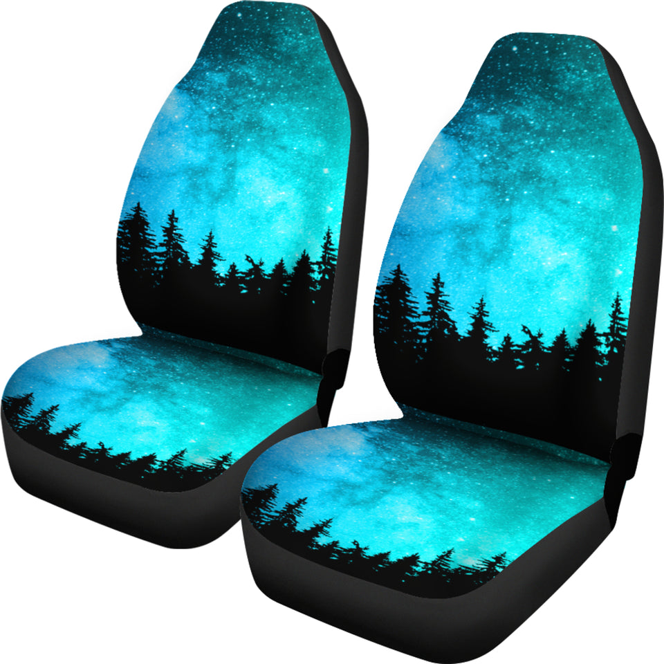 Aqua Galaxy Car Seat Covers