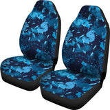 Blue Camo Car Seat Covers