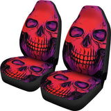 Neon Skull Car Seat Covers