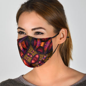 Abstract Fractals Face Mask
