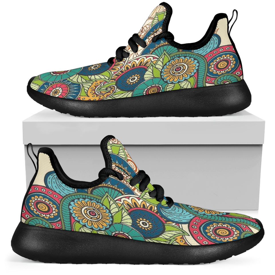 Psychedelic Floral Sneakers