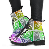 Rainbow Tribal Boots