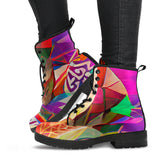Psychedelic Mosaic Tree Boots