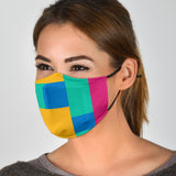 Colored Tiles Face Mask