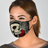 Retro Skull Face Mask