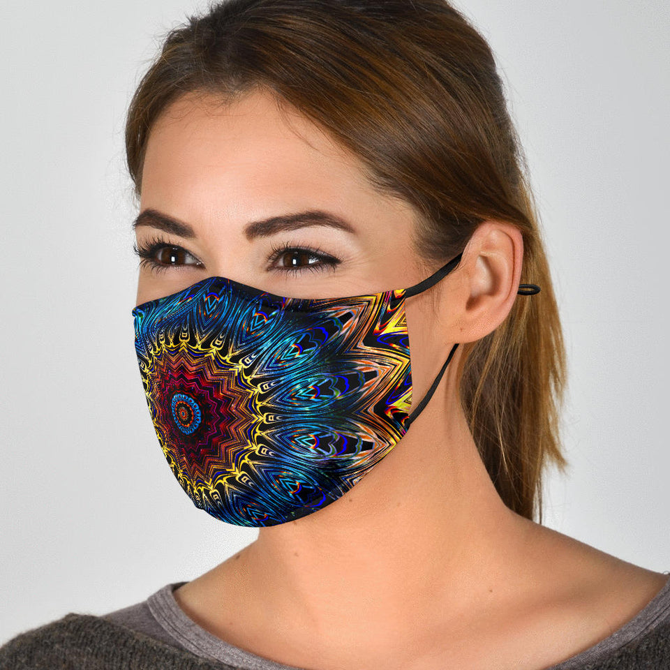Oceanic Mandala Face Mask